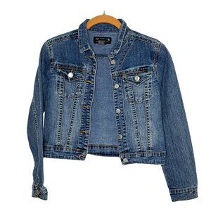 Tractor Brand Child's Denim Jacket, Girls or Boys, Adjustable Waist, Size M